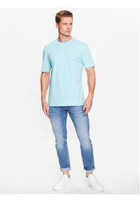 BOSS - Boss T-Shirt 50473278 Błękitny Relaxed Fit. Kolor: niebieski. Materiał: bawełna #3