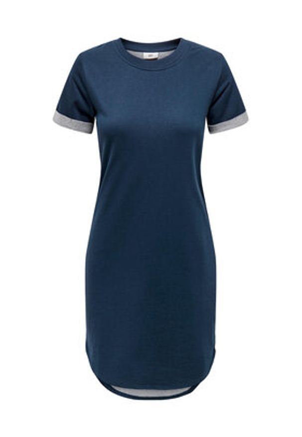 JDY Sukienka codzienna Ivy 15174793 Niebieski Regular Fit. Okazja: na co dzień. Kolor: niebieski. Materiał: syntetyk, bawełna. Typ sukienki: proste. Styl: casual
