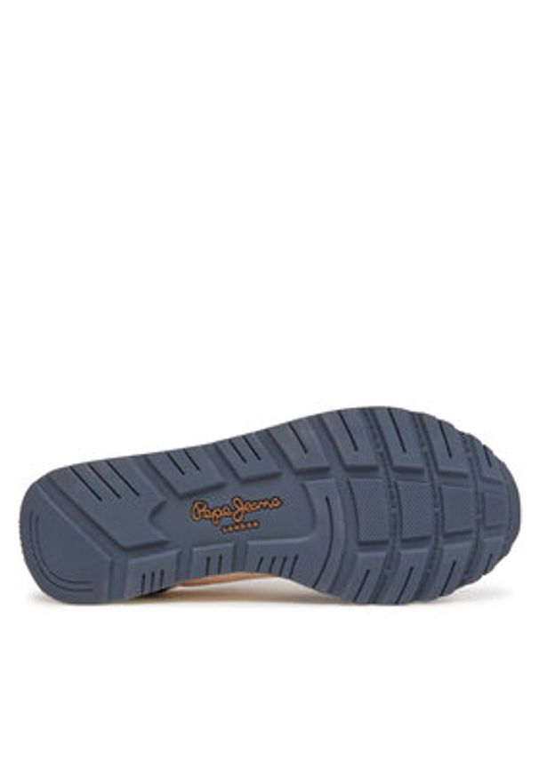 Pepe Jeans Sneakersy Brit Camp W PLS40038 Granatowy. Kolor: niebieski. Materiał: zamsz, skóra