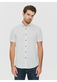 Pako Lorente - PAKO LORENTE – Biała koszula męska z krótkim rękawem. Kolor: biały. Długość rękawa: krótki rękaw. Długość: krótkie #1