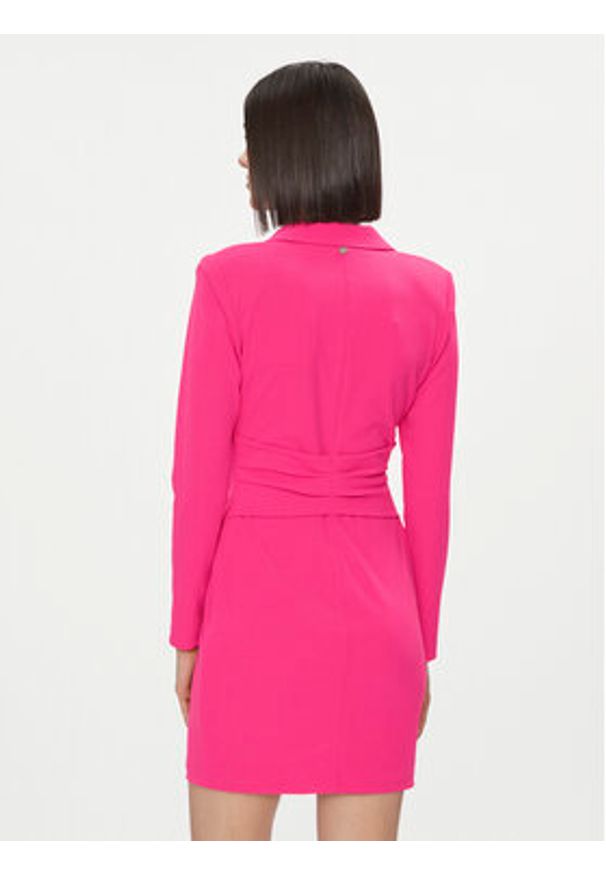 Liu Jo Sukienka codzienna CA4136 J1930 Różowy Regular Fit. Okazja: na co dzień. Kolor: różowy. Materiał: syntetyk. Typ sukienki: proste. Styl: casual