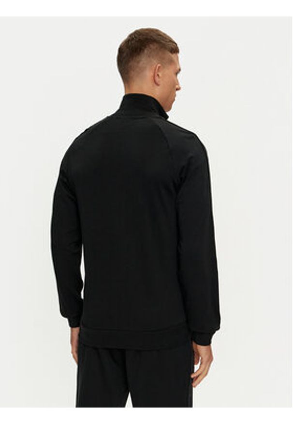Hugo Bluza Tonal Logo 50520493 Czarny Regular Fit. Kolor: czarny. Materiał: bawełna