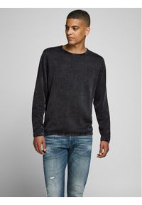 Jack & Jones Sweter Leo 12174001 Czarny Regular Fit. Kolor: czarny. Materiał: bawełna #1