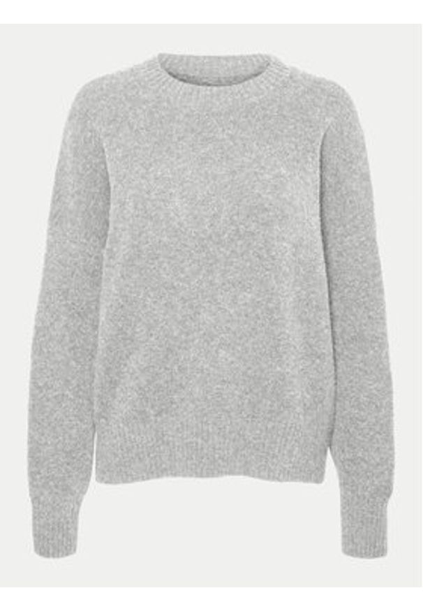 Vero Moda Sweter Boom 10320463 Szary Loose Fit. Kolor: szary. Materiał: syntetyk