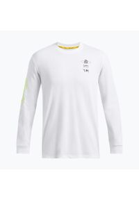 Longsleeve męski Under Armour Curry Verbiage Heavyweight. Kolor: biały. Długość rękawa: długi rękaw #2