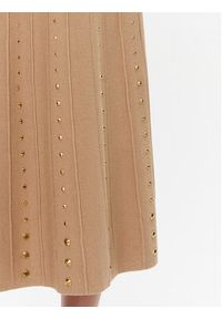 TwinSet - TWINSET Spódnica trapezowa 232TT3172 Brązowy Regular Fit. Kolor: brązowy. Materiał: wiskoza #2