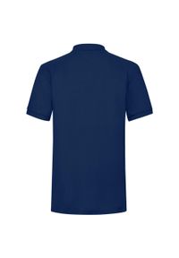FRUIT OF THE LOOM - Męska Koszulka Polo O Wysokiej Gramaturze. Typ kołnierza: polo. Kolor: niebieski