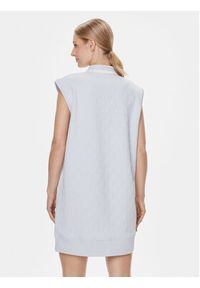 Guess Sukienka codzienna Cheri V4RK00 KBSL0 Błękitny Regular Fit. Okazja: na co dzień. Kolor: niebieski. Materiał: syntetyk. Typ sukienki: proste. Styl: casual