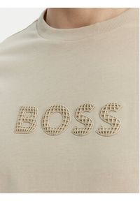 BOSS T-Shirt TS_Terrace Logo 50559361 Beżowy Regular Fit. Kolor: beżowy. Materiał: bawełna #3