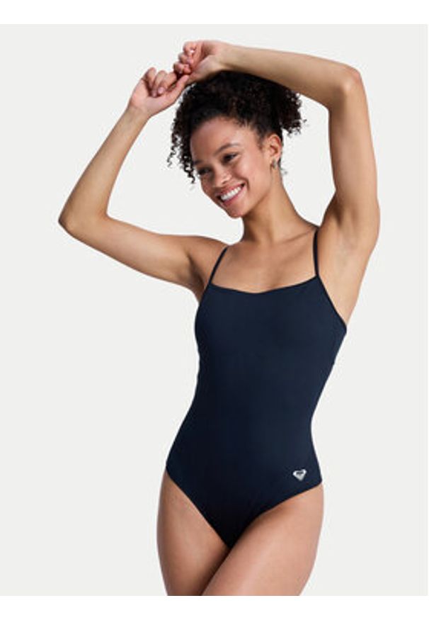 Roxy Strój kąpielowy Solid Essentials ERJX103805 Czarny. Kolor: czarny. Materiał: syntetyk