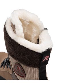 Rieker Revolution Lifestyle Botki W0066-64 Beżowy. Kolor: beżowy. Materiał: zamsz, skóra