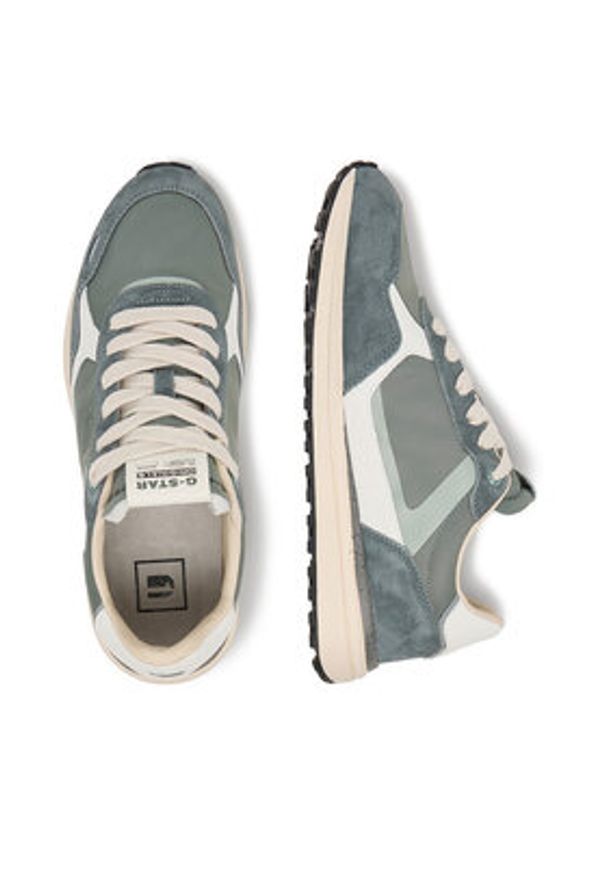 G-Star RAW - G-Star Raw Sneakersy EO-XAVI-01 Zielony. Kolor: zielony. Materiał: materiał