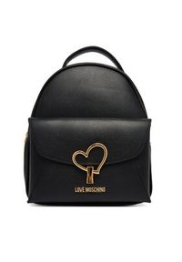 Love Moschino - LOVE MOSCHINO Plecak JC4137PP1OLQ0000 Czarny. Kolor: czarny. Materiał: skóra #5