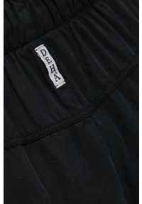 Deha spodnie damskie kolor czarny joggery high waist. Stan: podwyższony. Kolor: czarny. Materiał: tkanina, materiał, włókno #4