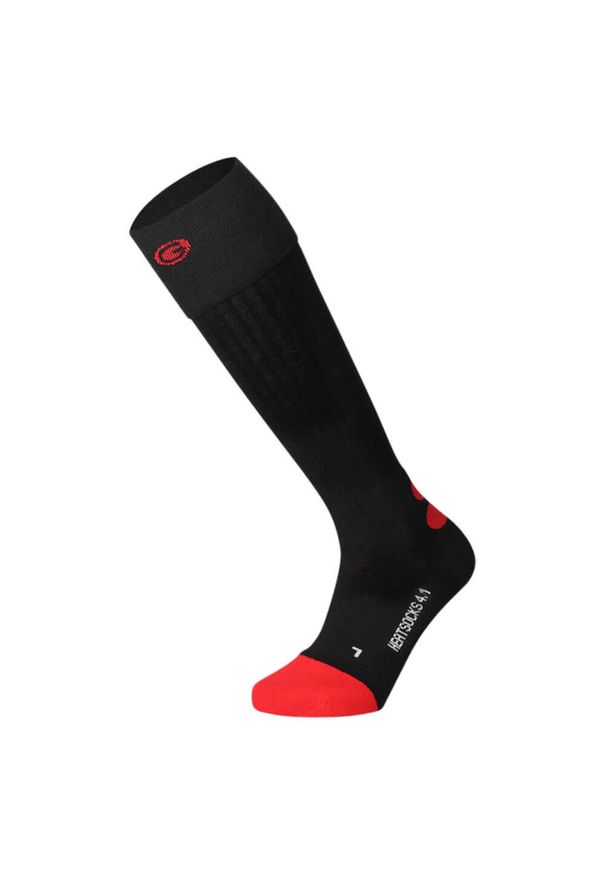 LENZ - Skarpety narciarskie podgrzewane Lenz Heat Sock 4.1 Toe Cap. Kolor: czerwony. Sport: narciarstwo