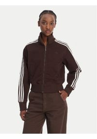 Adidas - adidas Bluza Firebird KD2937 Brązowy Regular Fit. Kolor: brązowy. Materiał: bawełna #1