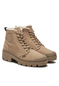 Palladium Trapery Pallabase Nbk Zip Wl 98867-211-M Szary. Kolor: szary. Materiał: skóra #2