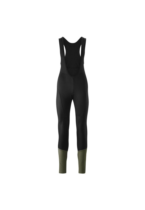 GONSO - Damskie legginsy Gonso Essential Bib Softshell. Kolor: zielony. Materiał: softshell. Sport: kolarstwo