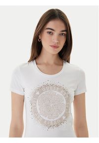 Guess T-Shirt Camelia W4RI47 J1314 Biały Slim Fit. Kolor: biały. Materiał: bawełna #2