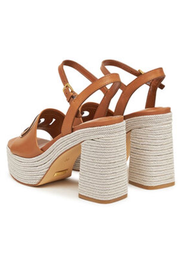 Guess Espadryle FLJFML LEA03 Brązowy. Kolor: brązowy. Materiał: skóra