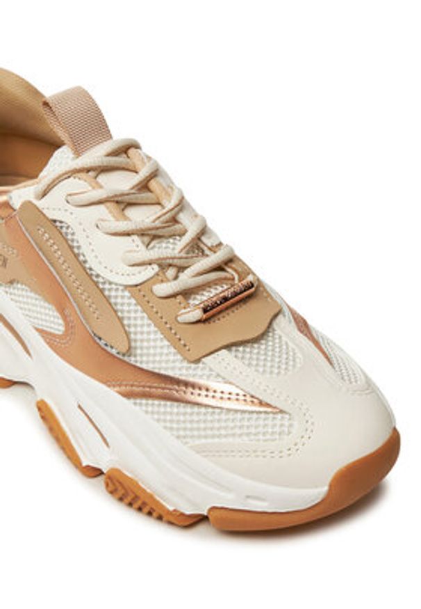 Steve Madden Sneakersy Possession-E SM19000033 Beżowy. Kolor: beżowy. Materiał: skóra