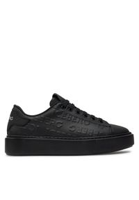 Iceberg Sneakersy Bozema ID2112 Czarny. Kolor: czarny. Materiał: skóra