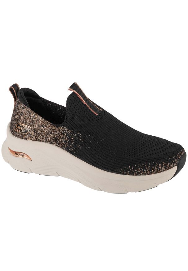 skechers - Buty do chodzenia damskie Skechers 149689BKRG. Zapięcie: bez zapięcia. Kolor: niebieski. Materiał: materiał. Szerokość cholewki: normalna. Sport: turystyka piesza