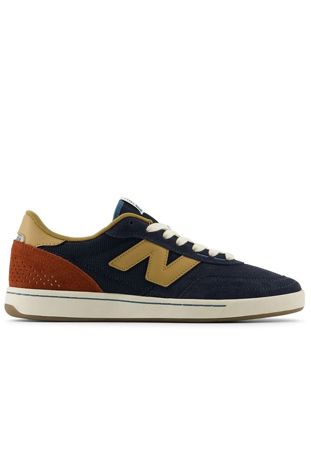 Buty New Balance Numeric NM440BWT - granatowe. Kolor: niebieski. Materiał: guma, materiał, skóra, zamsz. Szerokość cholewki: normalna. Sport: skateboard