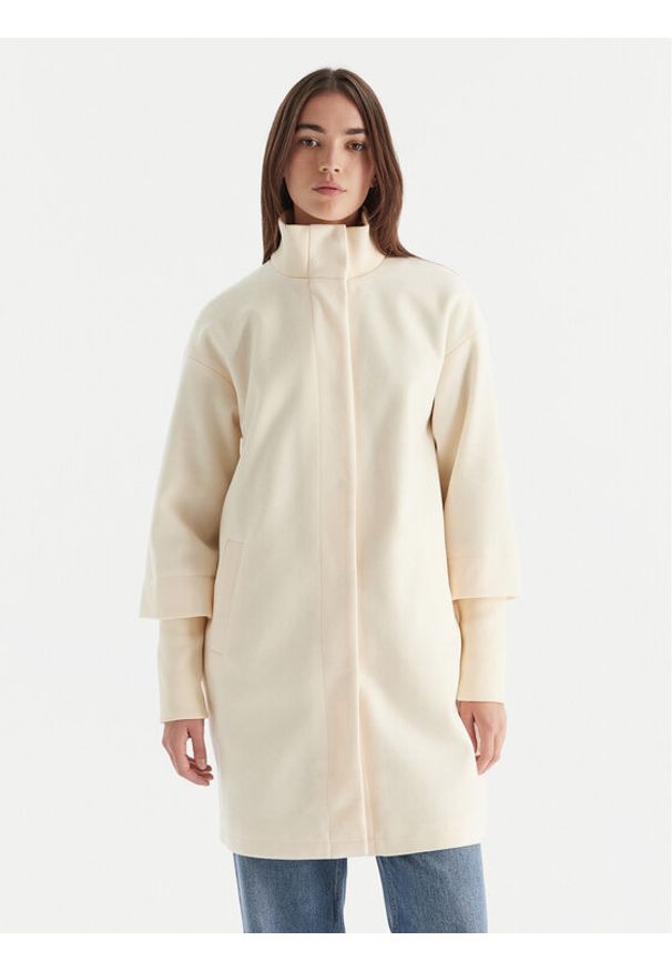 Vero Moda Płaszcz przejściowy Vince 10335816 Beżowy Regular Fit. Kolor: beżowy. Materiał: syntetyk