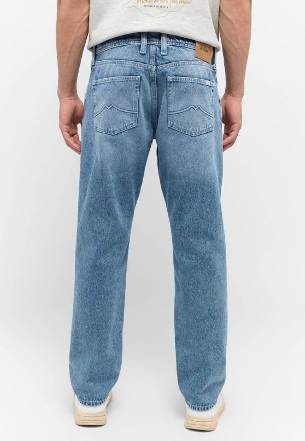 Męskie Spodnie jeansowe Mustang Style Denver Straight Denim Blue 1015522 5000 303