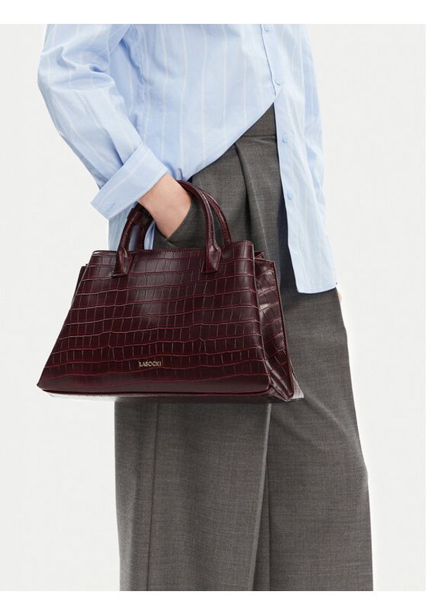 Lasocki Torebka C-LSK-M-008-08 Bordowy. Kolor: czerwony
