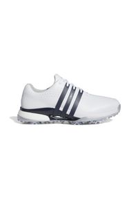 Adidas - Buty do golfa z kolcami adidas Tour360 24 Boost. Kolor: biały, niebieski, wielokolorowy. Sport: golf #1