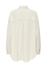 only - ONLY Koszula Siesta 15347208 Beżowy Oversize. Kolor: beżowy. Materiał: wiskoza #7