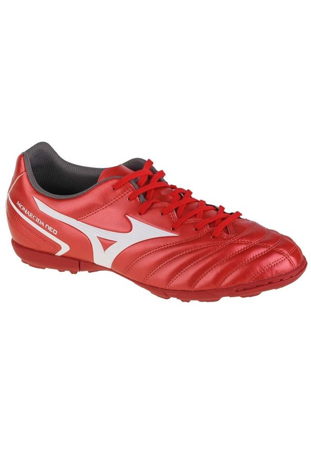 Buty Mizuno Monarcida Neo Ii Select As M P1GD222560 czerwone pomarańcze i czerwienie. Kolor: czerwony. Materiał: materiał. Szerokość cholewki: normalna. Sport: piłka nożna