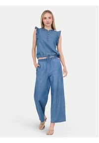 only - ONLY Jeansy Bea 15369260 Niebieski Wide Fit. Kolor: niebieski #4