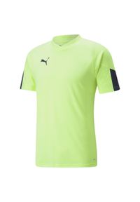 Puma - Koszulka piłkarska męska PUMA Individual Final. Kolor: czarny, żółty, wielokolorowy, niebieski. Sport: piłka nożna