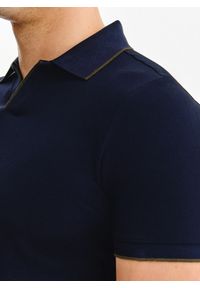 Pako Lorente - PAKO LORENTE - T-shirt polo granatowy. Okazja: na co dzień. Typ kołnierza: polo. Kolor: niebieski, zielony. Materiał: bawełna. Sezon: jesień. Styl: casual #7