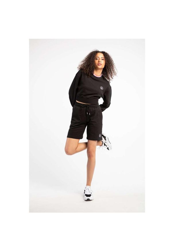 Bluza dresowa damska Puma SWXP CREW. Kolor: czarny. Materiał: dresówka