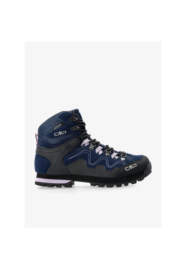 Buty turystyczne damskie CMP Athunis Mid WP. Kolor: niebieski, wielokolorowy, czarny