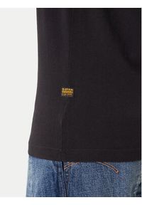 G-Star RAW - G-Star Raw T-Shirt Spray Logo D26833-D101 Czarny Regular Fit. Kolor: czarny. Materiał: bawełna #4