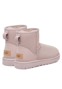 Ugg Śniegowce W Classic Mini II 1016222 Fioletowy. Kolor: fioletowy. Materiał: skóra #5