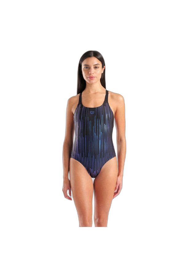 Damski kostium kąpielowy 1-częściowy Arena Hyacinth Pro. Kolor: czarny