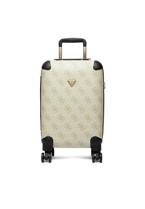 Walizka kabinowa Guess. Kolor: beżowy