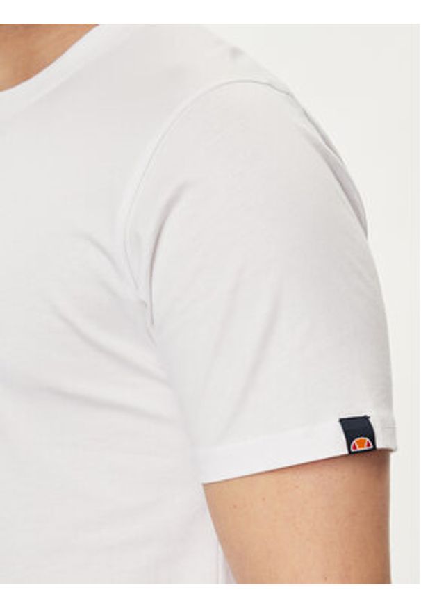Ellesse T-Shirt Compellioni SHV20123 Biały Regular Fit. Kolor: biały. Materiał: bawełna