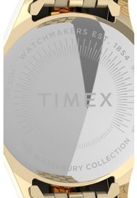 Timex zegarek TW2U53800 Waterbury Legacy. Kolor: złoty. Materiał: materiał #4