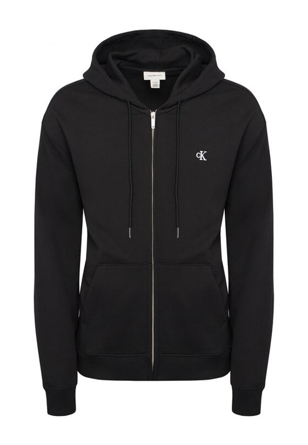 Calvin Klein Jeans Bluza LV04RD240G Czarny Regular Fit. Kolor: czarny. Materiał: bawełna