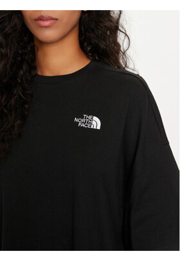 The North Face Sukienka codzienna Simple Dome NF0A87NF Czarny Relaxed Fit. Okazja: na co dzień. Kolor: czarny. Materiał: bawełna. Typ sukienki: proste. Styl: casual