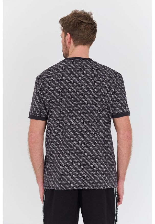 Guess - GUESS Czarny t-shirt Jamey, Rozmiar S. Kolor: czarny