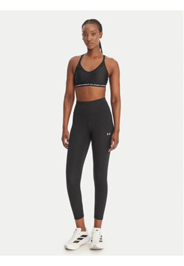 Under Armour Legginsy UA Motion 1388647 Czarny Slim Fit. Kolor: czarny. Materiał: syntetyk