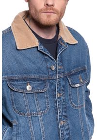 Lee - KURTKA JEANSOWA LEE STORM RIDER JKT MID STONE L88YRDFJ 112123806. Materiał: jeans #4